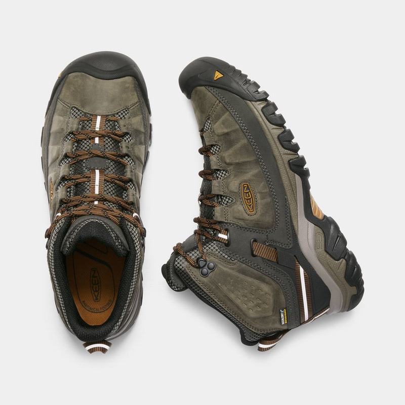 Keen Targhee III Waterproof Mid - Erkek Trekking Bot - Zeytin Yeşili - Turkey (043179HCI)